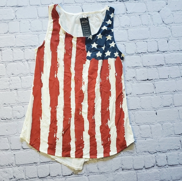 NWT 4th of July Tank America Patriot Sz XL - Picture 3 of 8